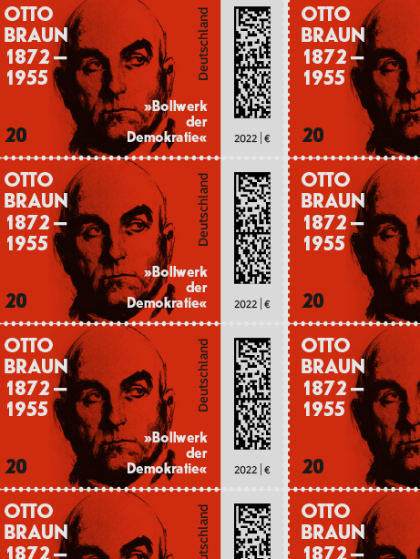 Briefmarke »Otto Braun«